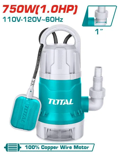 [UTWP87506] BOMBA SUMERGIBLE 1.0HP 750W	  TOTAL