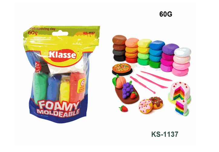 [KS-1137] FOAMY MOLDEABLE X 6 PCS  KLASSE