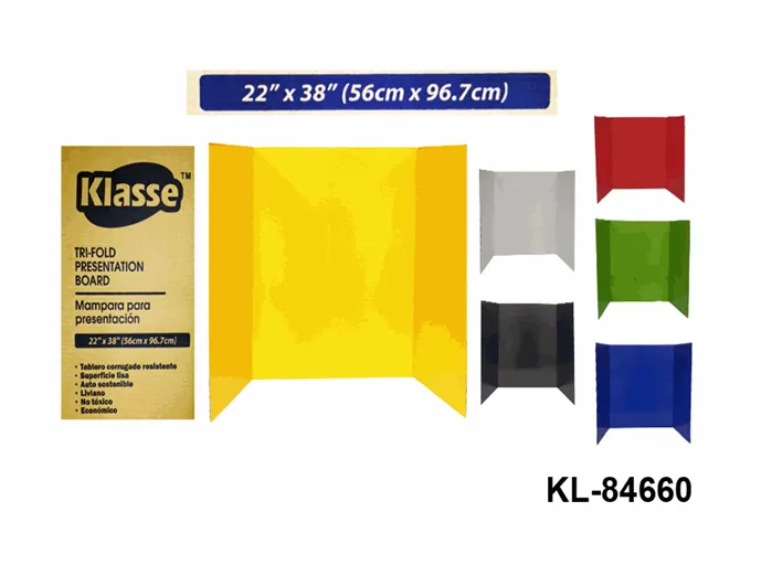 MAMPARA DE COLORES 55X96CM   KLASSE