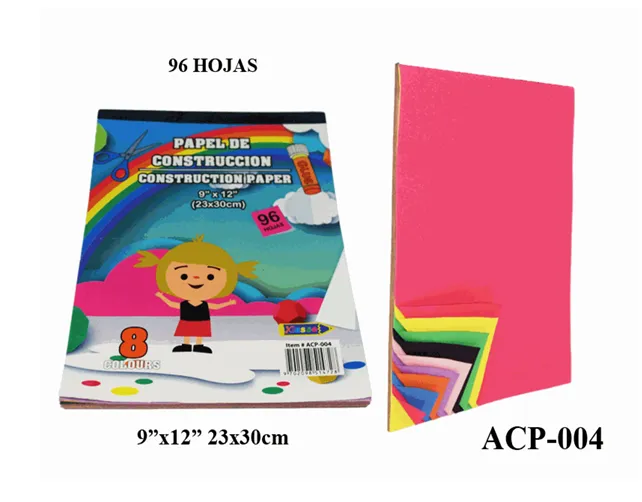 PAPEL DE CONSTRUCCION 96 HOJAS  KLASSE