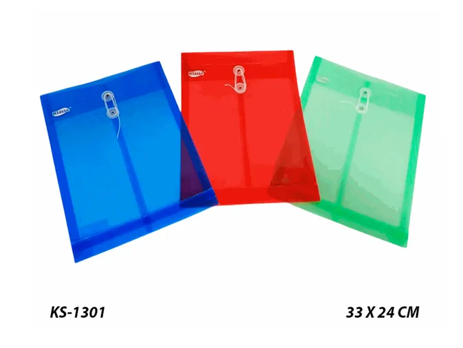 PORTA DOCUMENTO TRASNP A4 (24X33CM) (MINIMO 12)  KLASSE