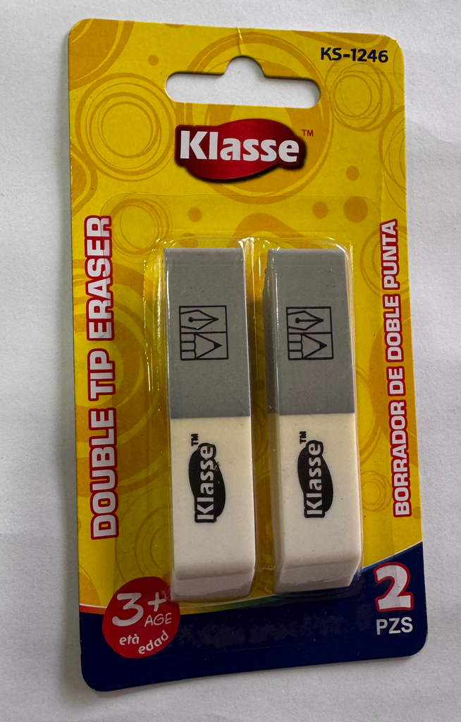 SET BORRADOR DOUBLE PUNTA X 2 PCS  KLASSE