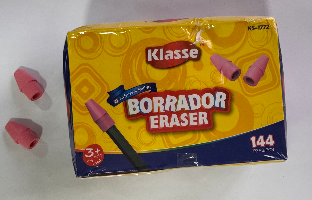 BORRADOR PARA CABEZA DE LAPIZ X 144 PCS   KLASSE